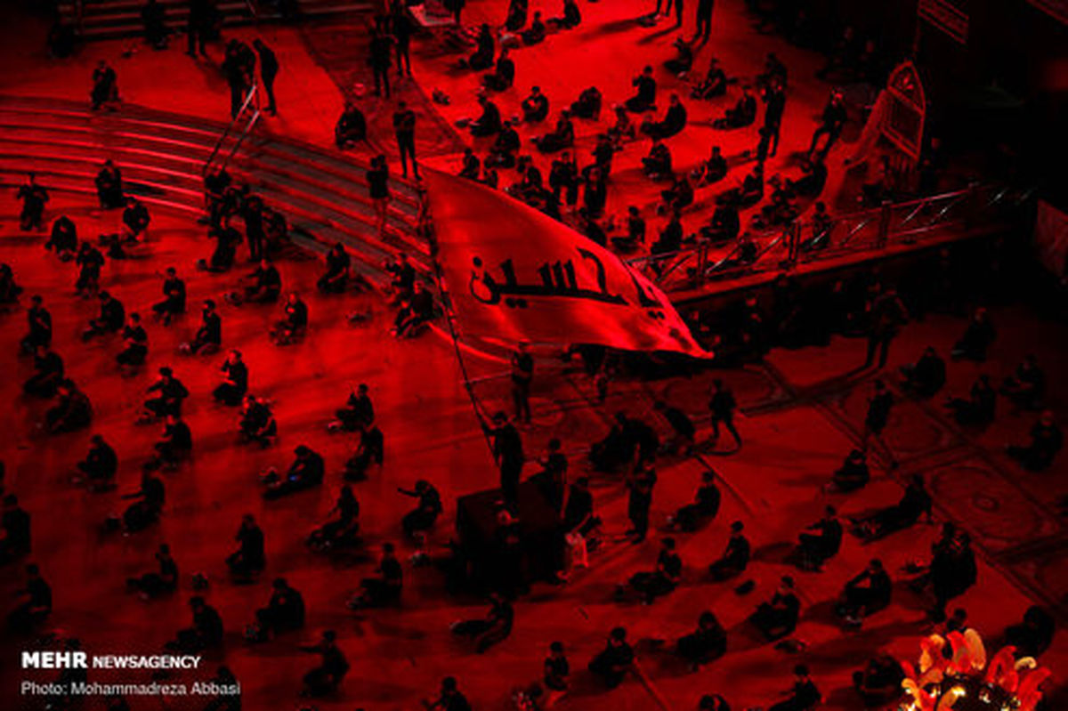 تصاویر: عزاداری شب سوم محرم در هیات ریحانه النبی