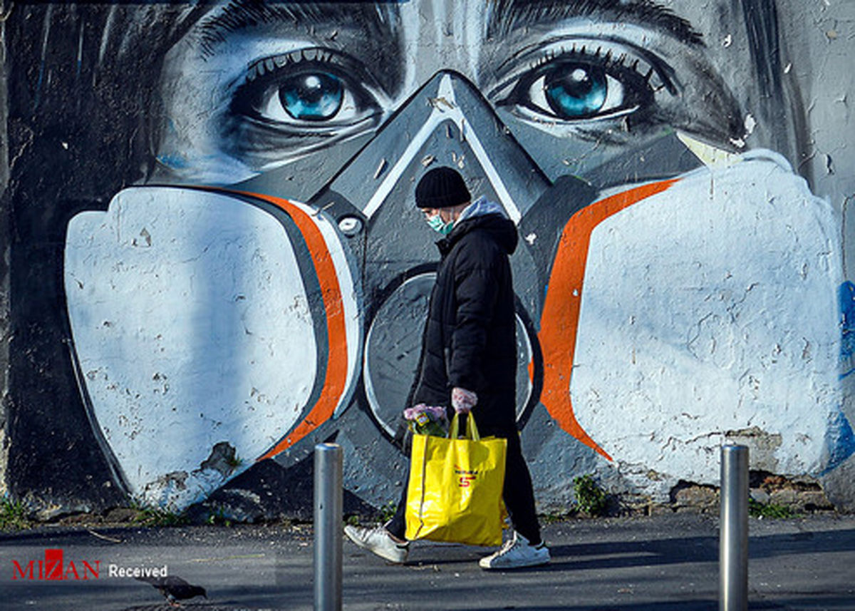 تصاویر: نقاشیهای خیابانی از ویروس کرونا