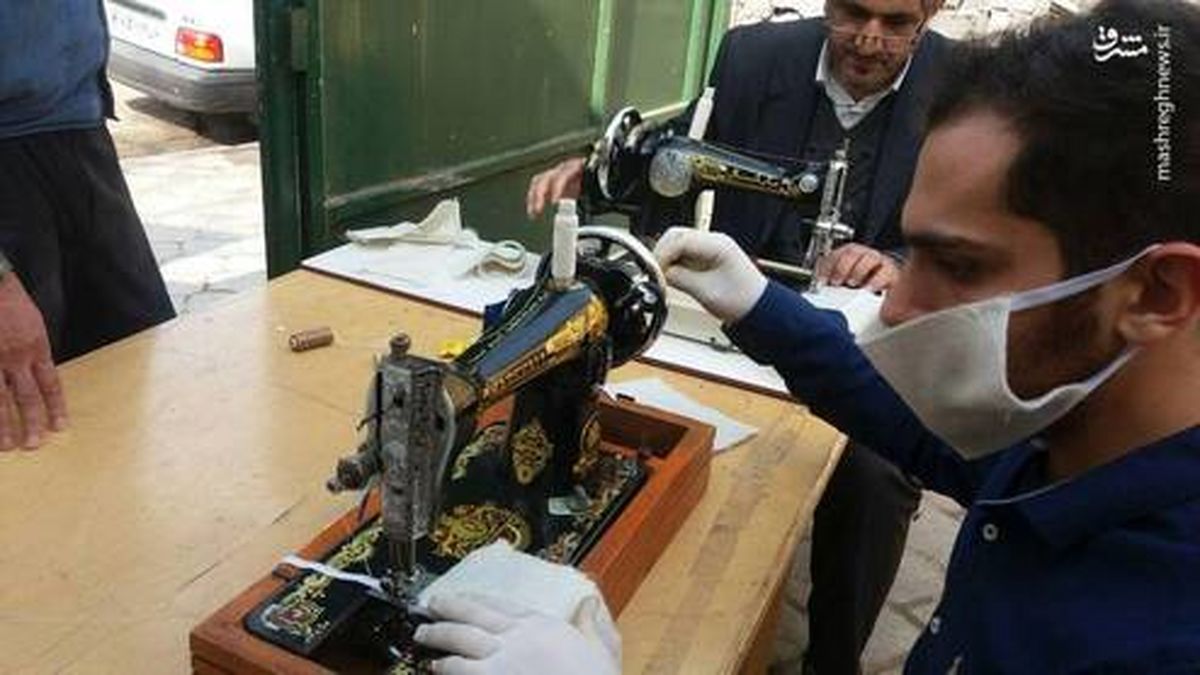 تصاویر: توزیع رایگان ماسک بین مردم