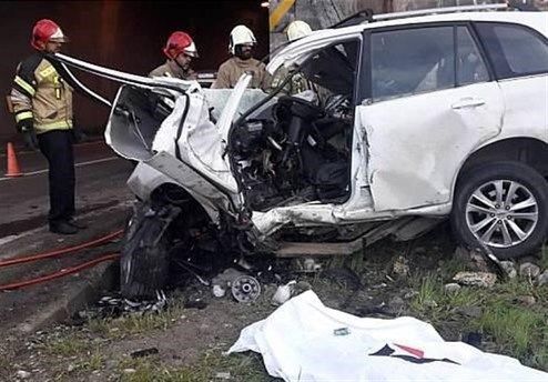 برخورد مرگبار M.V.M با دیوار تونل +تصاویر