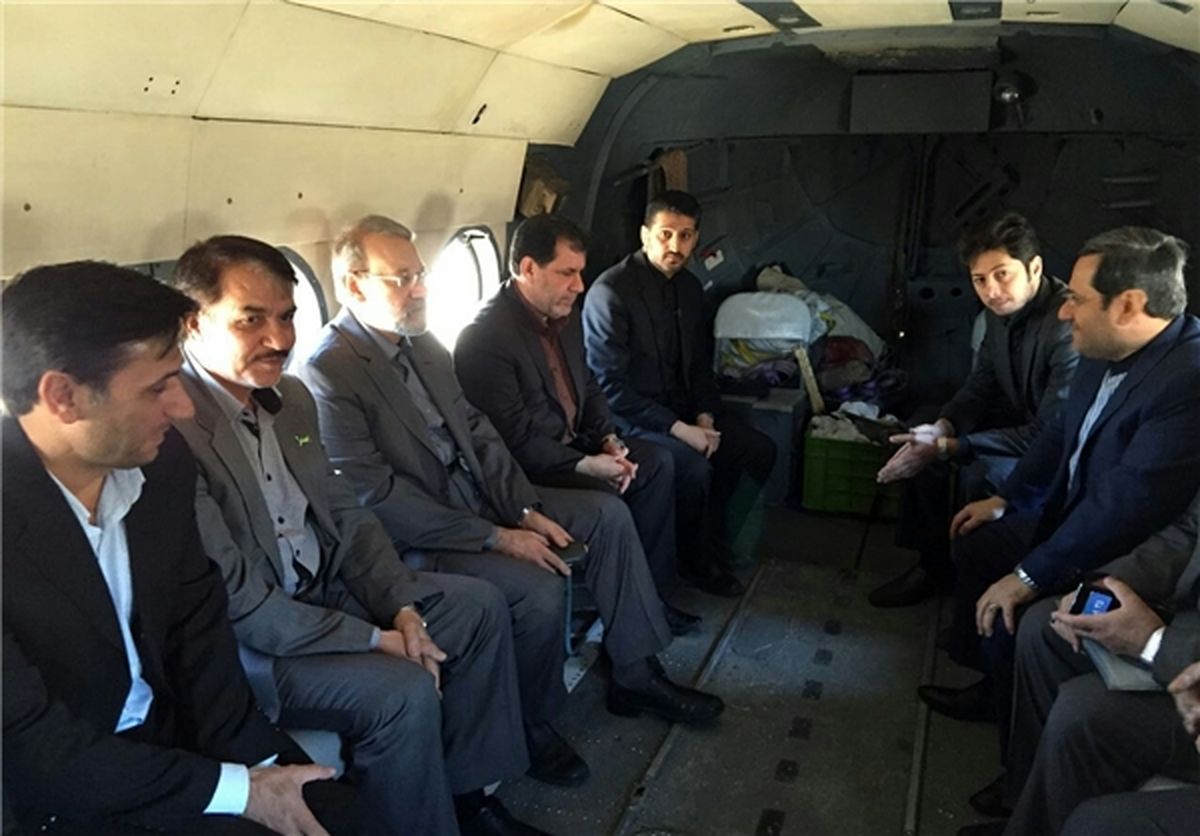 بازدید علی لاریجانی از مرز مهران+تصاویر