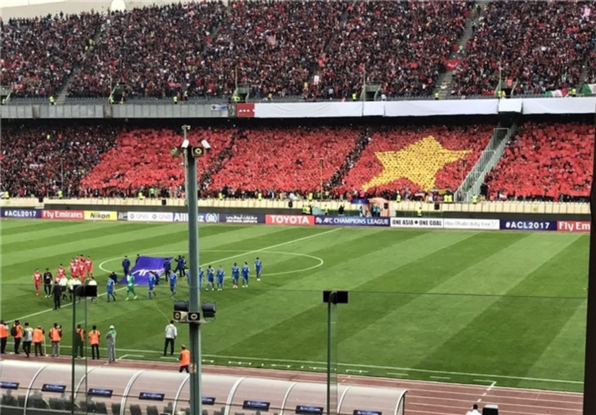 آتش سرخ برای الریانی‌ها در استادیوم آزادی +تصاویر