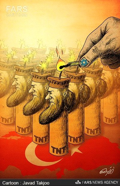 کاریکاتور:حملات تروریستی داعش در ترکیه