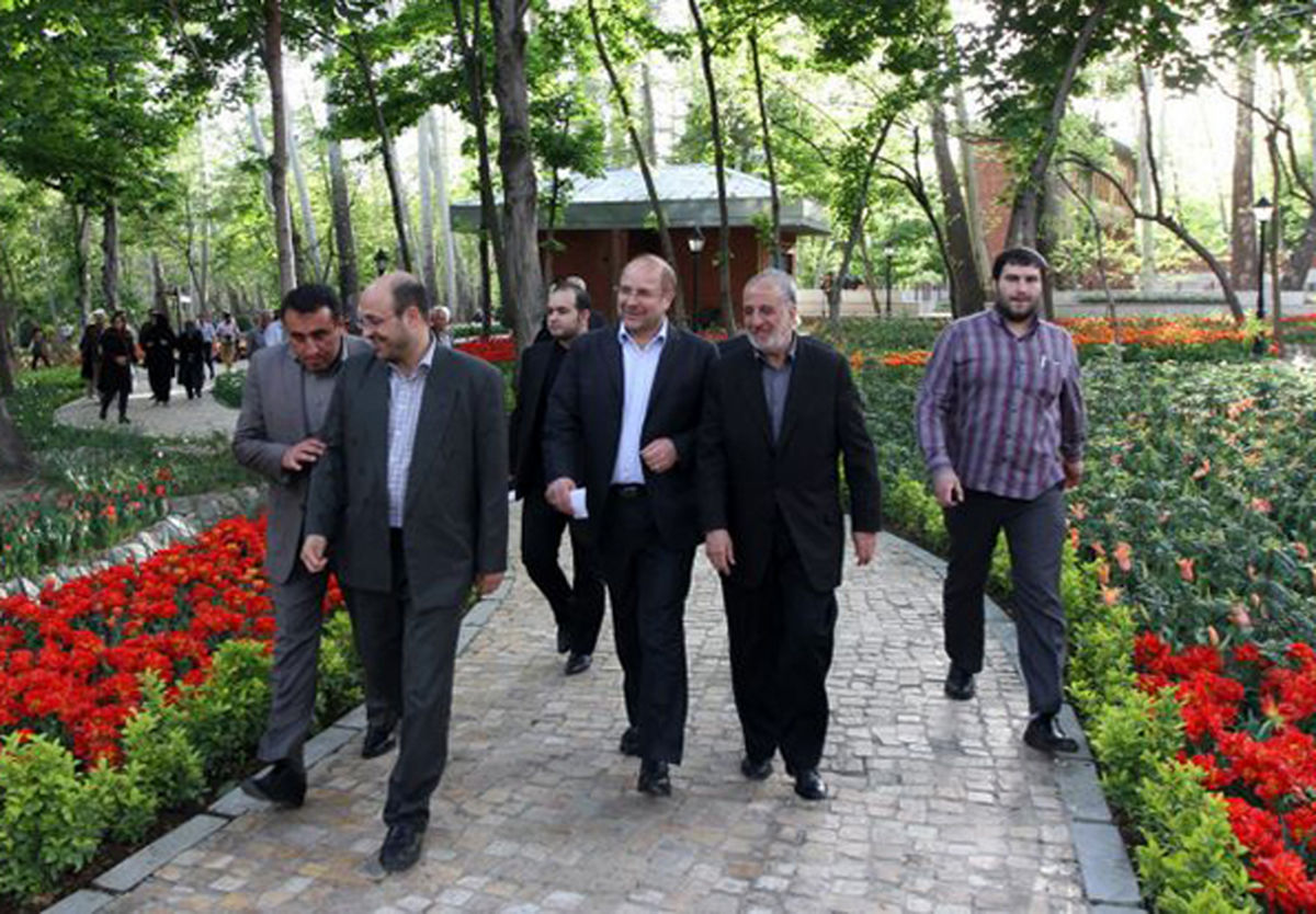بازدید شهردار تهران از باغ ایرانی/تصاویر