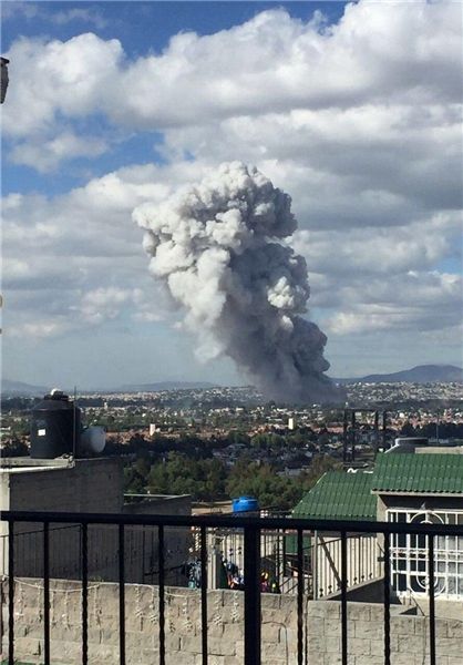 انفجار مهیب در مکزیک ده کشته بر جای گذاشت