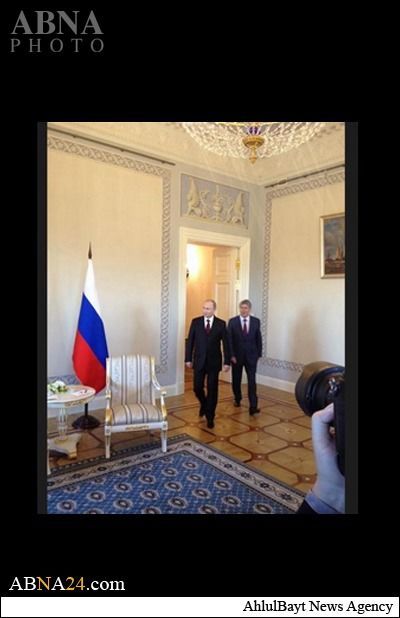 پوتین بعد از۱۰روز غیبت ظاهر شد/تصاویر