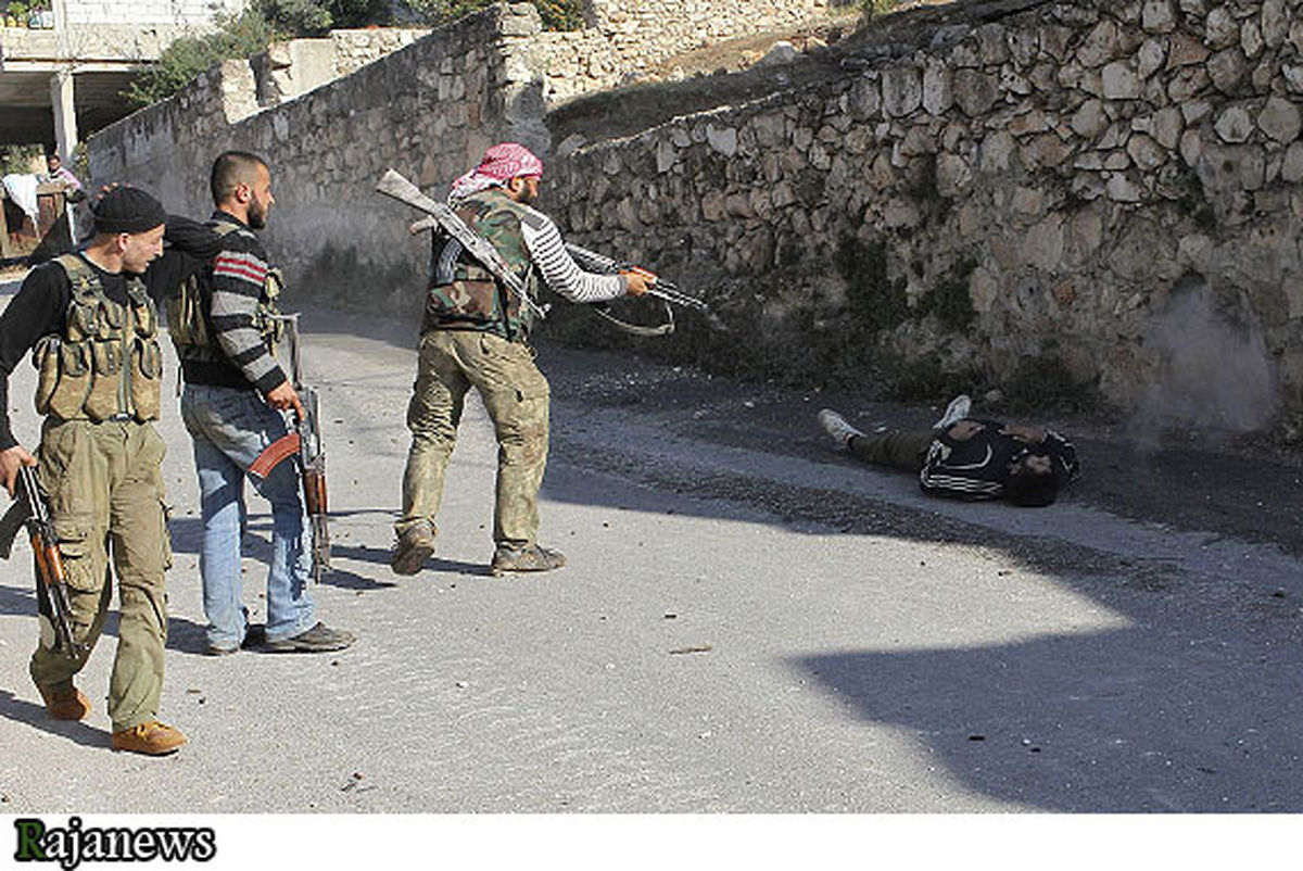 اقدام وحشیانه مخالفان اسد/عکس