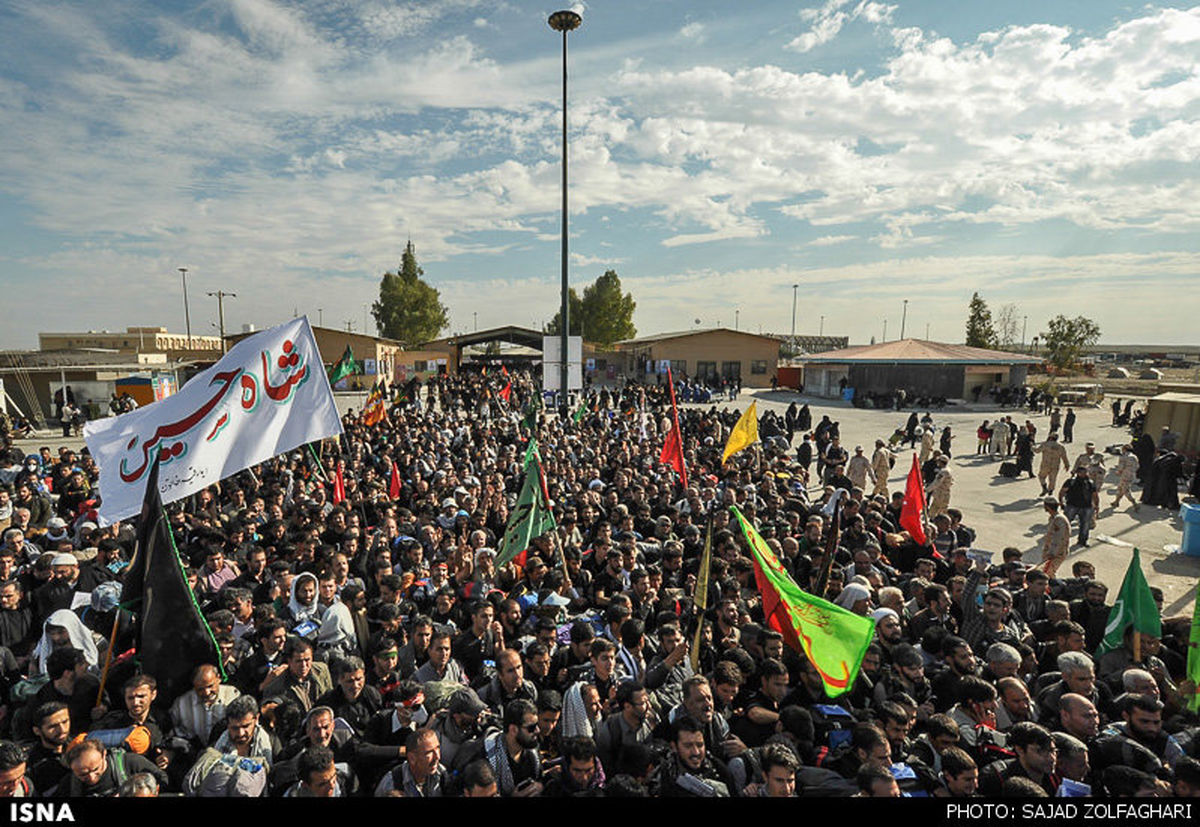 تصاویر: ازدحام زائران در مرز مهران