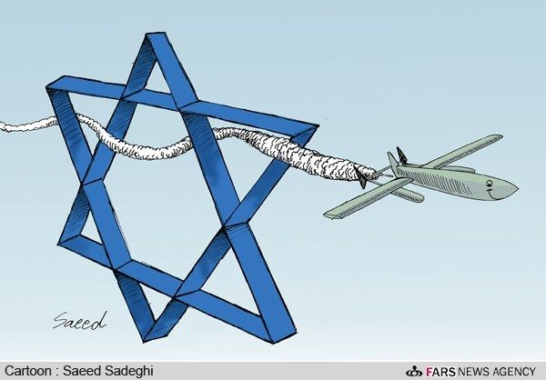 کاریکاتور/نفوذپهپادحزباللهدرعمقخاکاسرائیل!