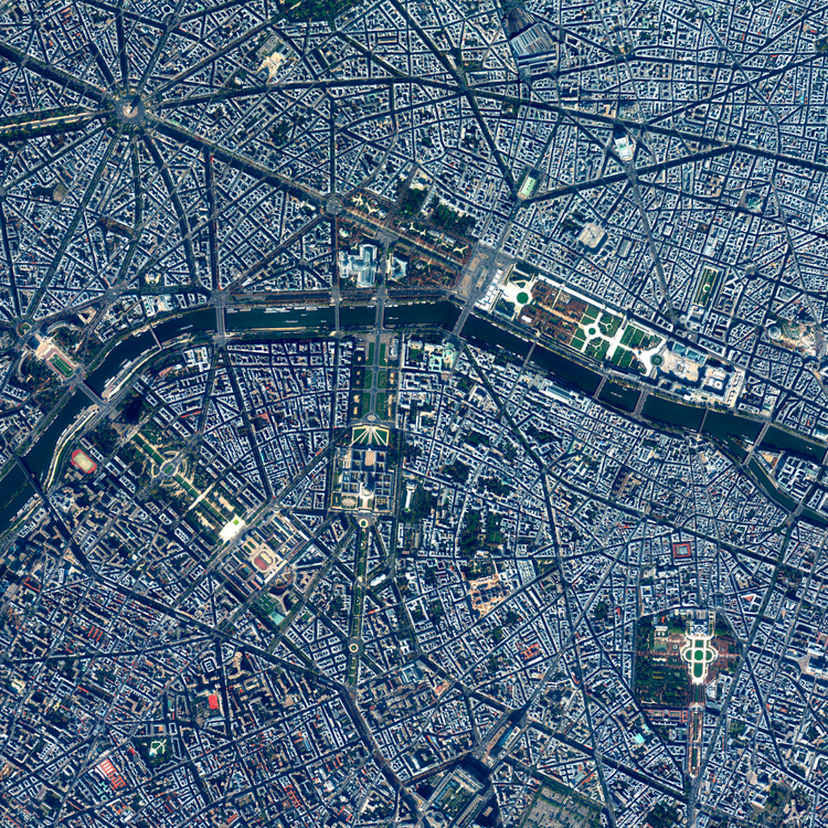 عکس: پاریس از بالا