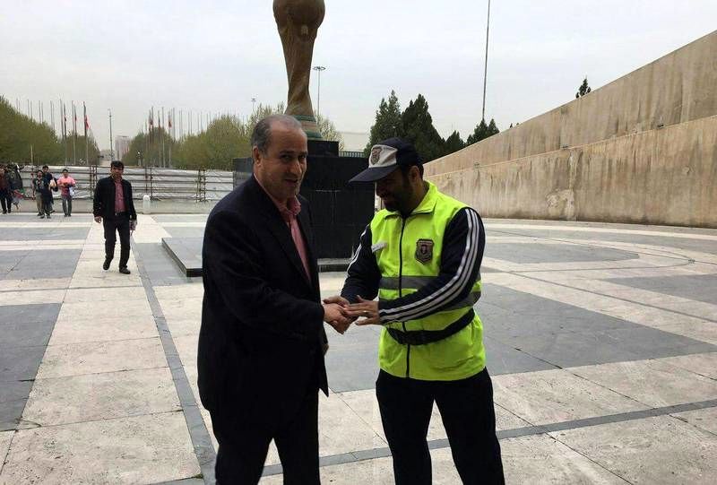 عکس: تماشاگر ویژه دیدار پرسپولیس و الریان