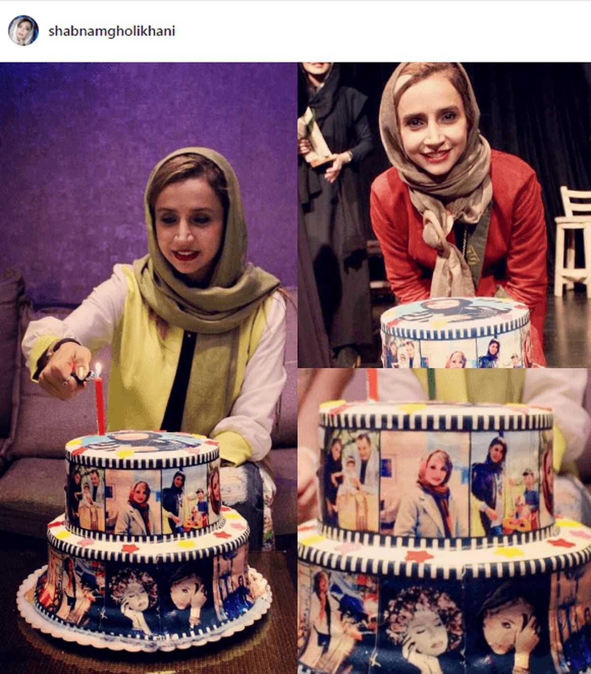 وقتی «شبنم قلی خانی» سورپرایز شد +عکس