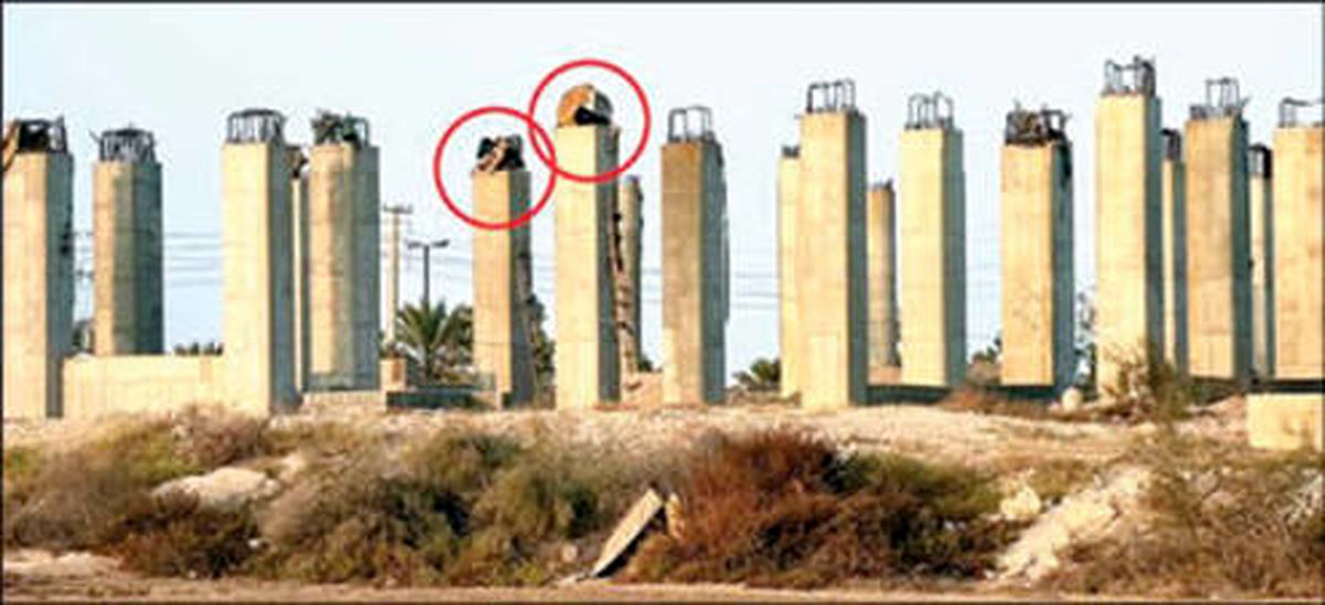 ستون‌خواب نماهای میلگرد دزد! +عکس