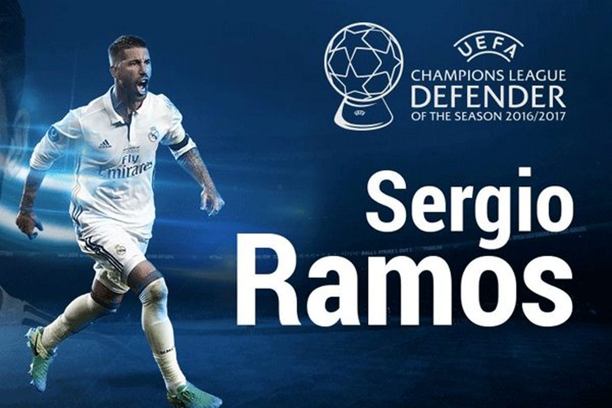 سرخیو راموس بهترین مدافع اروپا شد +عکس