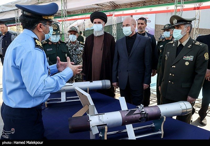 تصاویر: بازدید قالیباف از نمایشگاه صنایع دفاعی وزارت دفاع