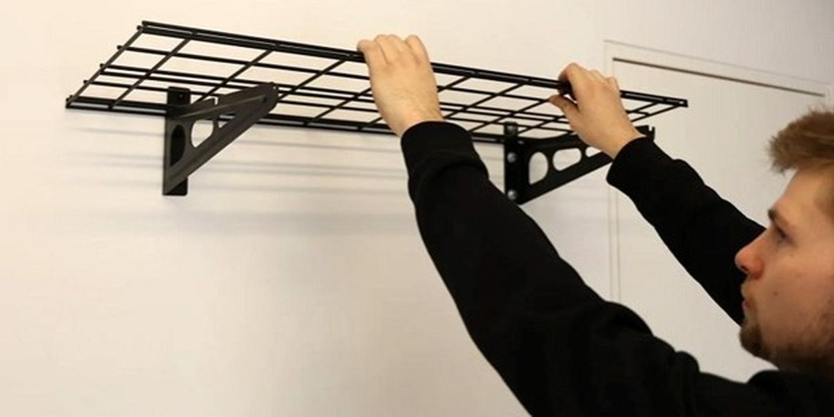 طریقه نصب قفسه دیواری