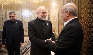 تصاویری از دیدار جمیل مزهر با محمدباقر قالیباف
