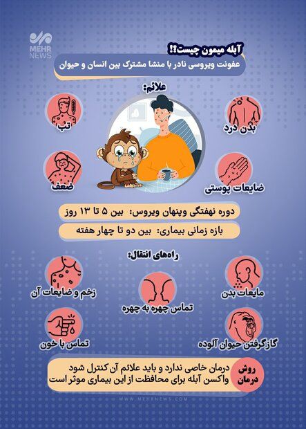 با علائم و راه‌های انتقال «آبله میمون» آشنا شوید