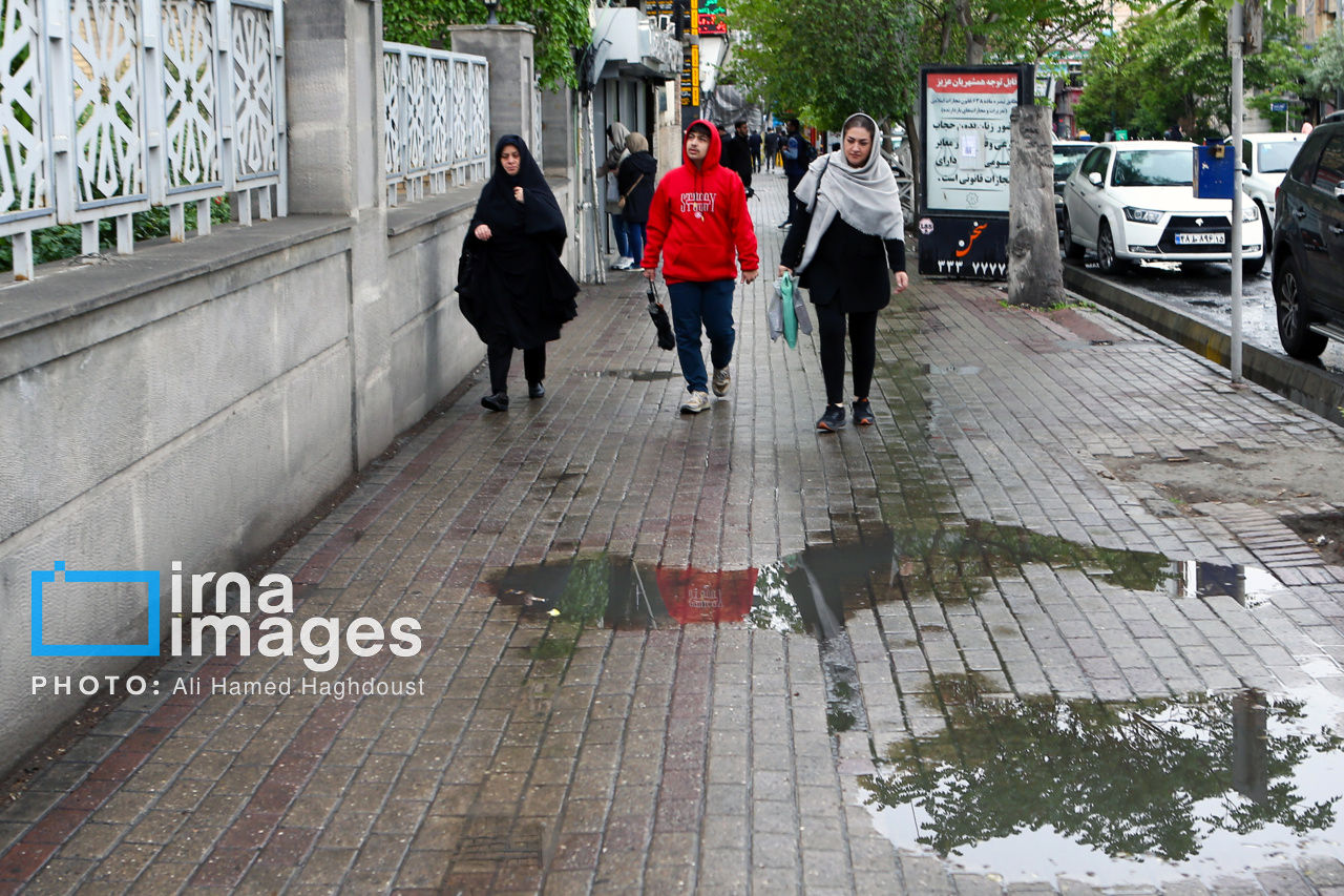 تصاویر: باران بهاری در تبریز