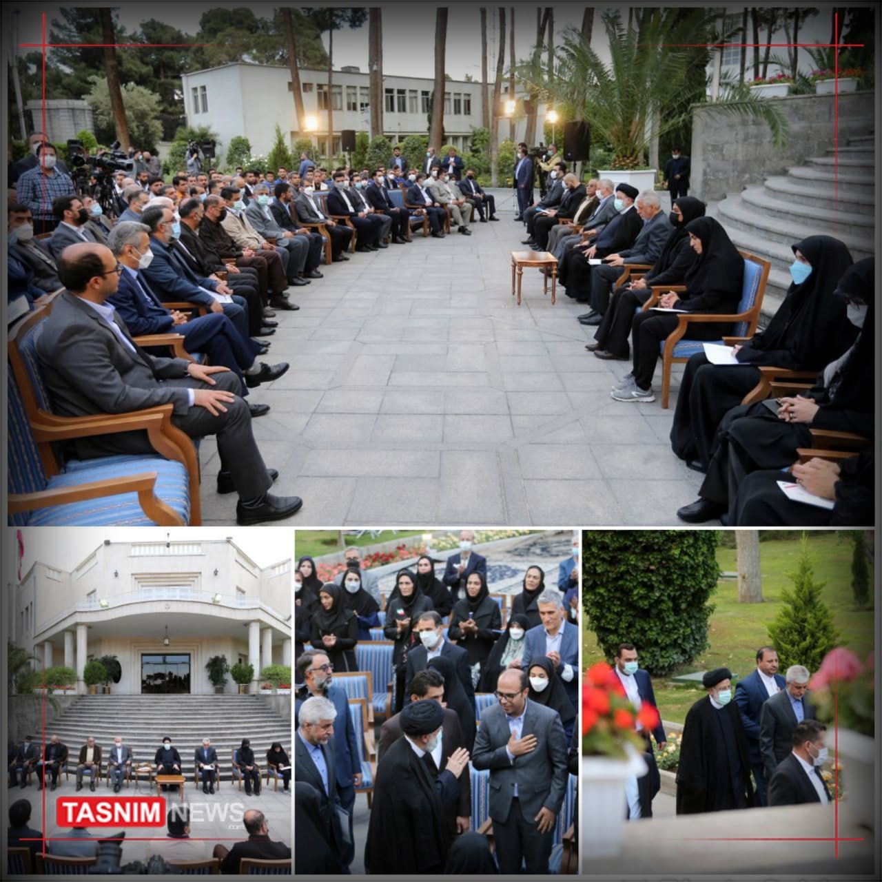 تصاویری از دیدار رئیسی با ورزشکاران، مربیان و مدیران ورزش