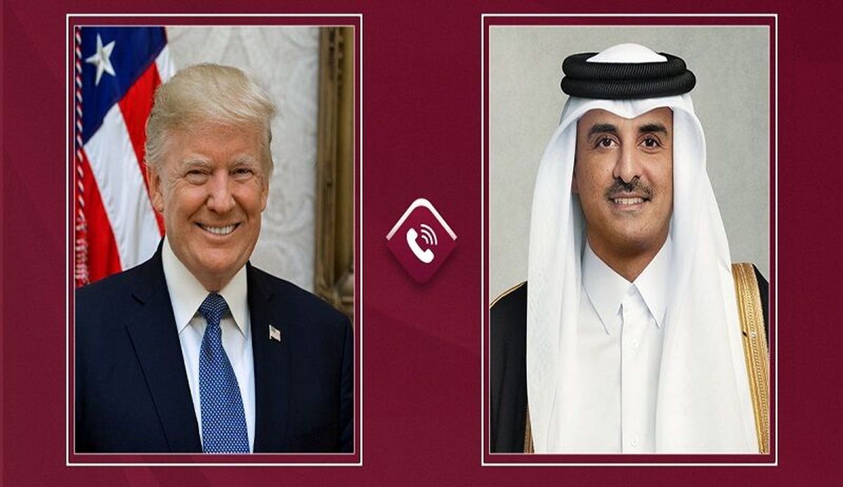 گفت وگوی تلفنی فوری امیر قطر و ترامپ  