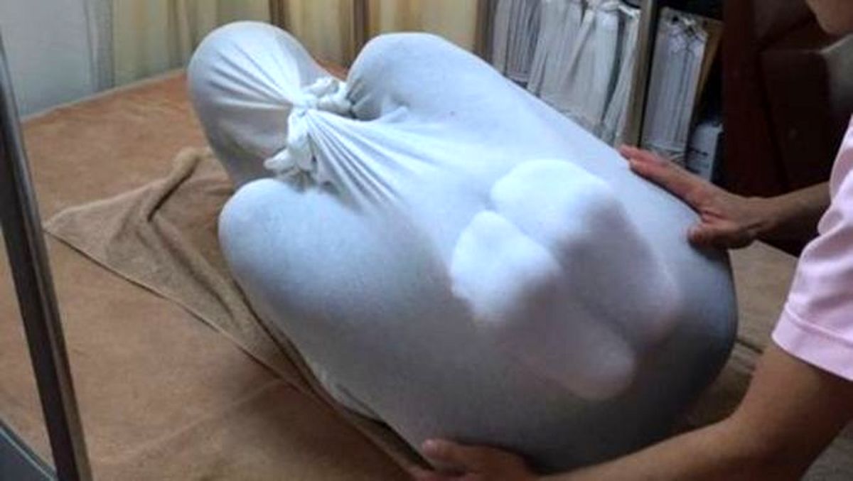 عجیبترین روش ماساژ در ژاپن! +تصاویر