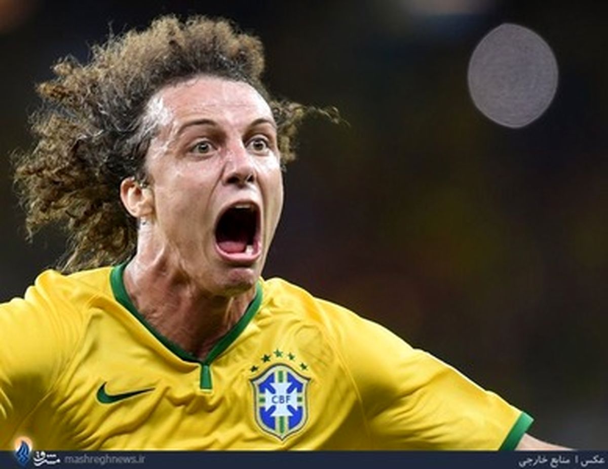 شادی بعد از گل داوید لوئیز/عکس