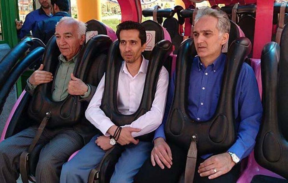 بازیگر محبوب دهه شصتی‎ها در شهربازى +عکس