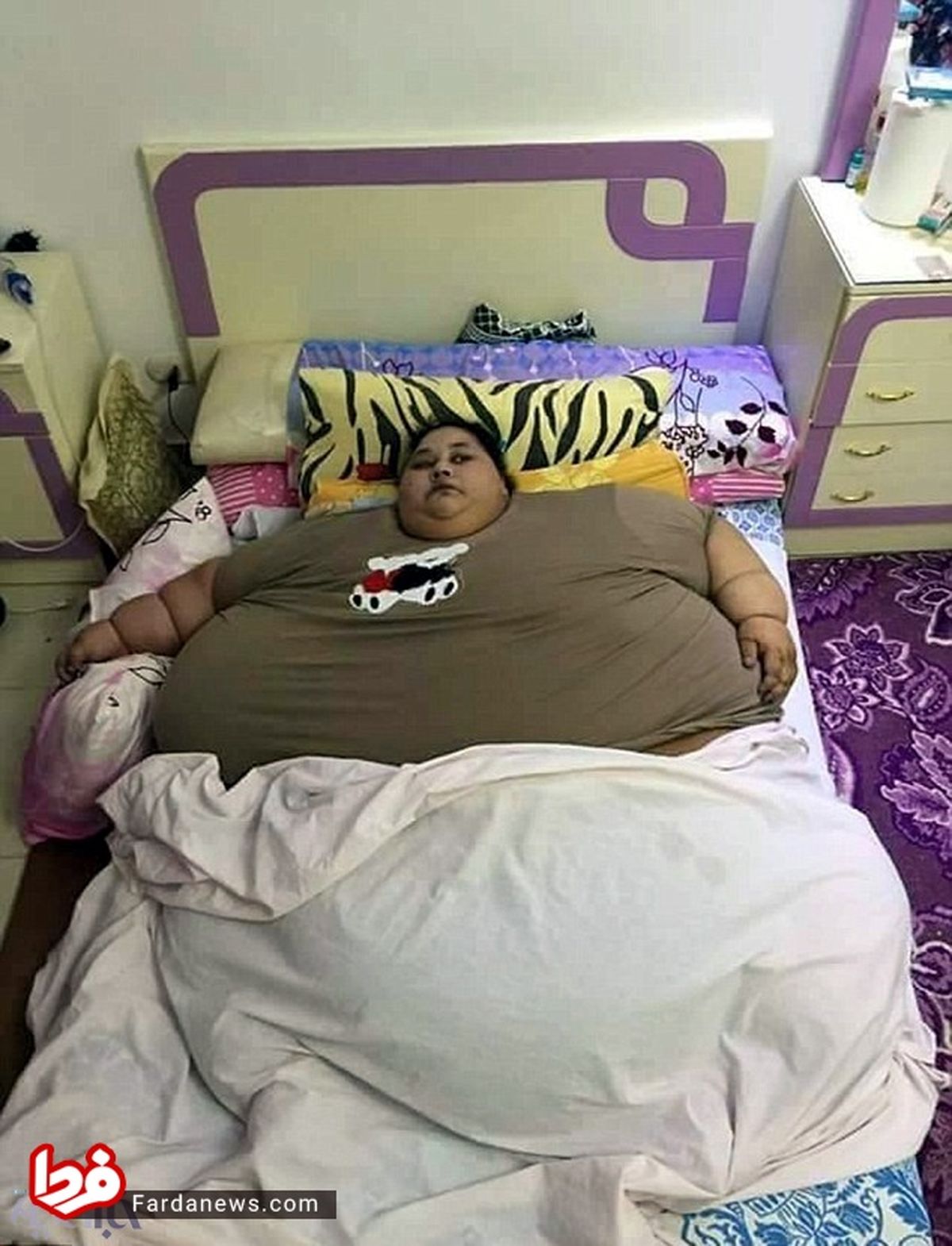 عکس: چاق‌ترین زن جهان با ۵۰۰ کیلو وزن
