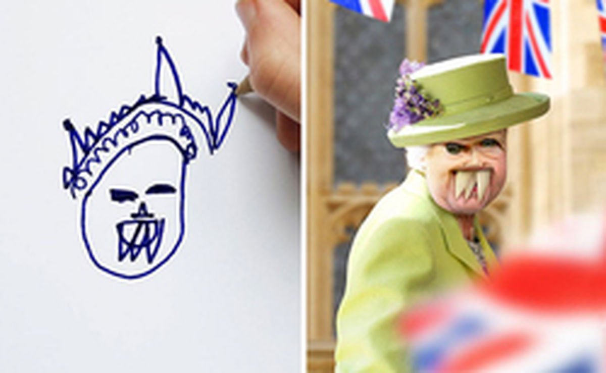 تصاویر خندهدار از واقعی شدن نقاشیهای کودکان!