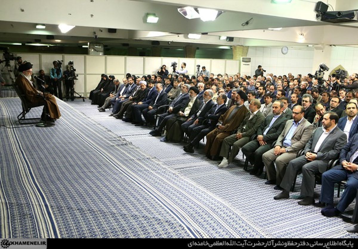 دیدار مدیران صداوسیما با رهبر انقلاب+تصاویر