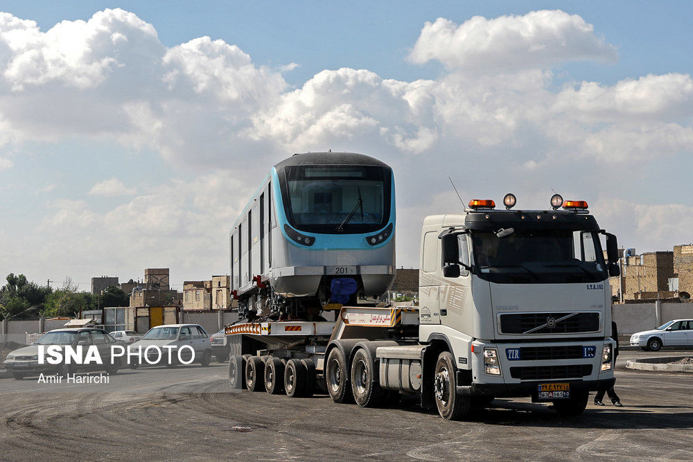 گزارش تصویری: ورود ناوگان خط دو مترو مشهد