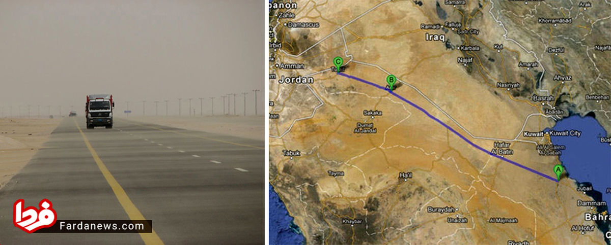 عکس: طولانی‌ترین بزرگراه یکنواخت جهان در عربستان