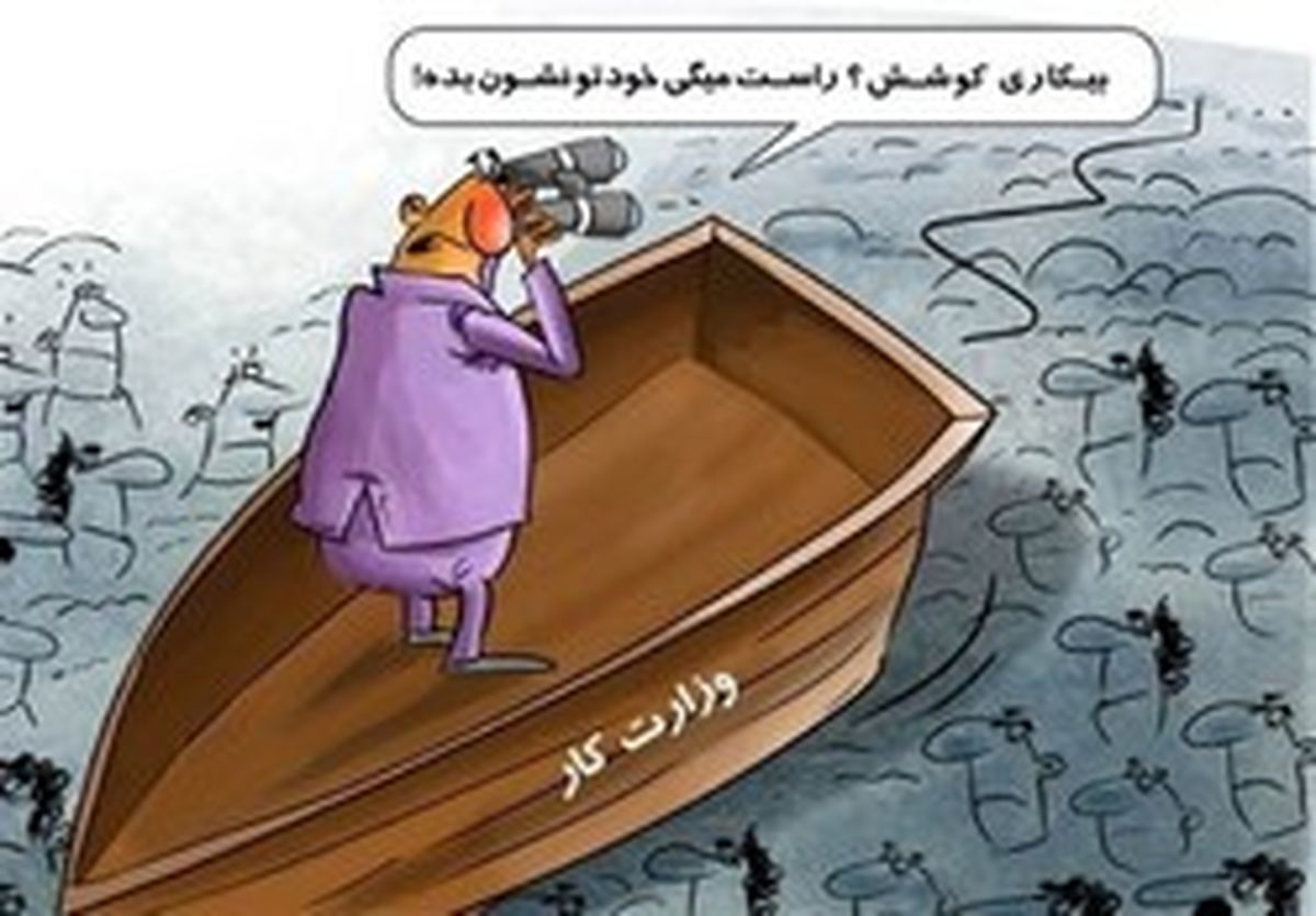 نمودار بیکاری در فاصله سال های ۸۴ تا ۹۶ +نمودار