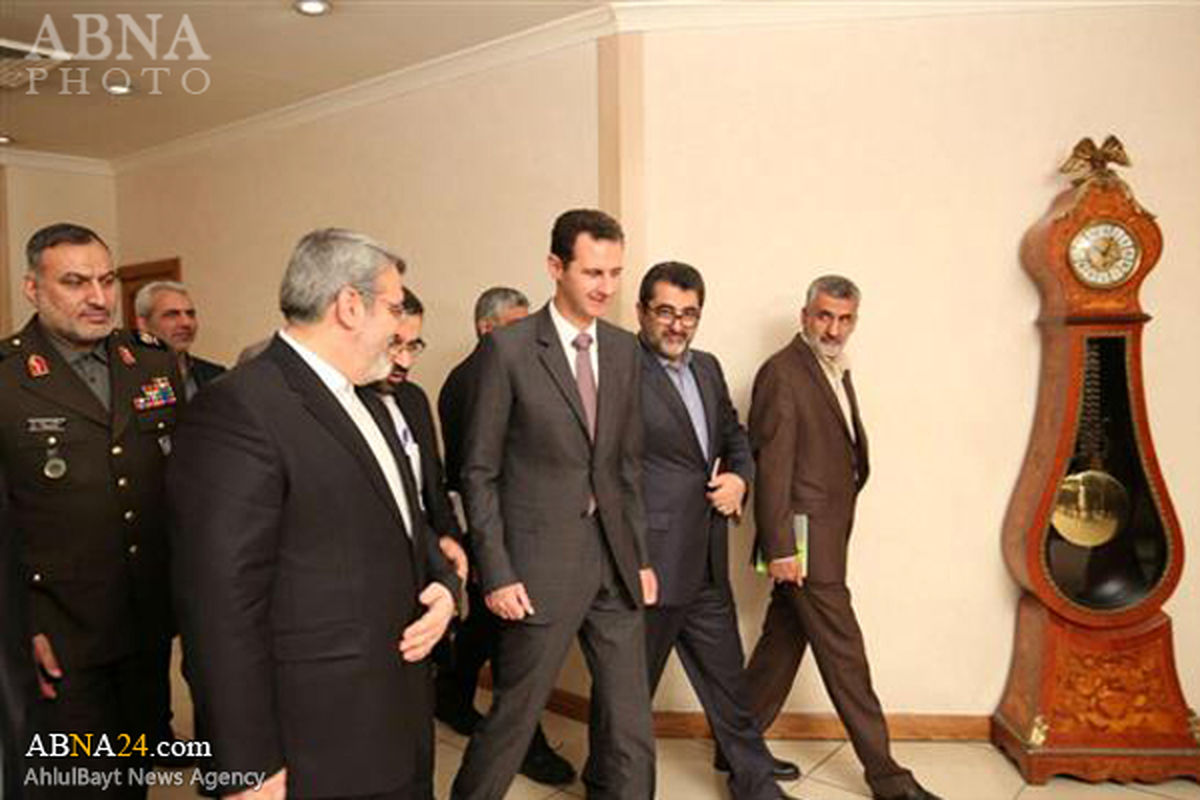 وزیر کشور با «بشار اسد» دیدار کرد + تصاویر
