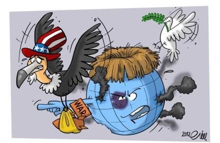 کارتون/ جهان بدون آمریکا