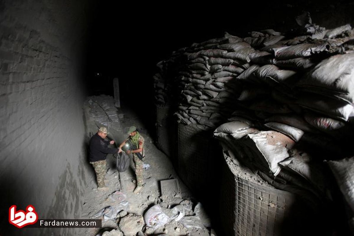 تصاویر: اردوگاه زیرزمینی داعش در موصل