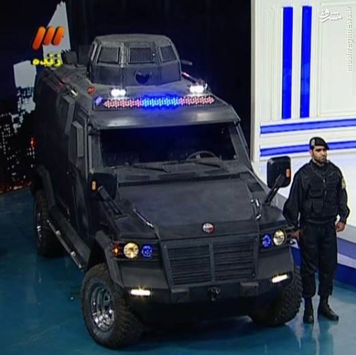 خودروی جدید یگان ویژه ناجا/عکس