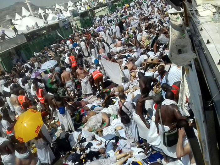 تصاویر جدید از حادثه غم انگیز منا