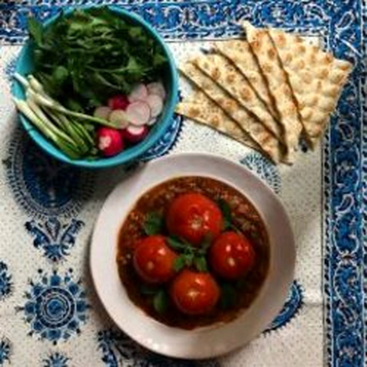 دستور تهیه دلمه گوجه فرنگی