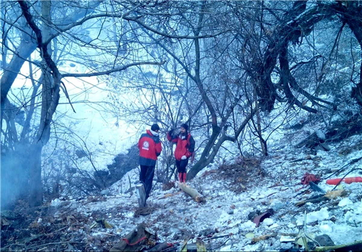 تصاویر دیده نشده از بالگرد سقوط کرده