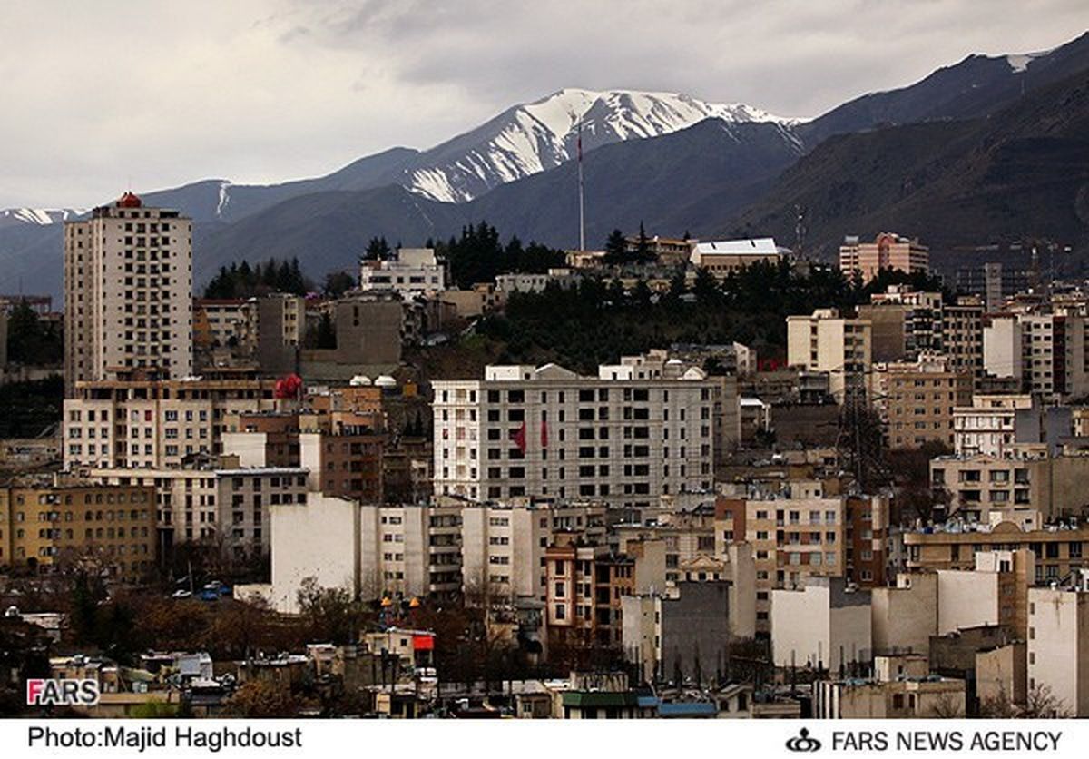 بارش باران در تهران