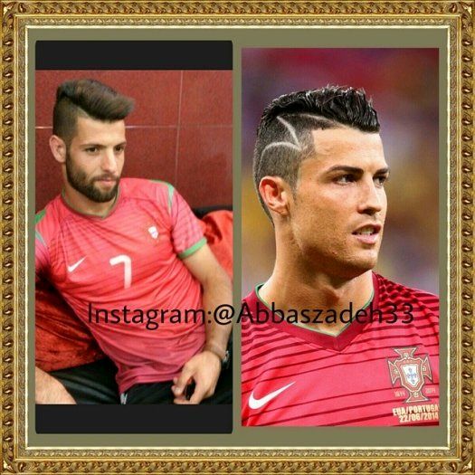 علاقه مهاجم پرسپولیس به رونالدو/عکس