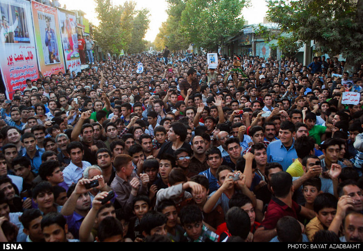 تصاویر /  استقبال از قهرمان کشتی جهان