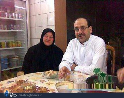عکس/ نوری مالکی و همسرش