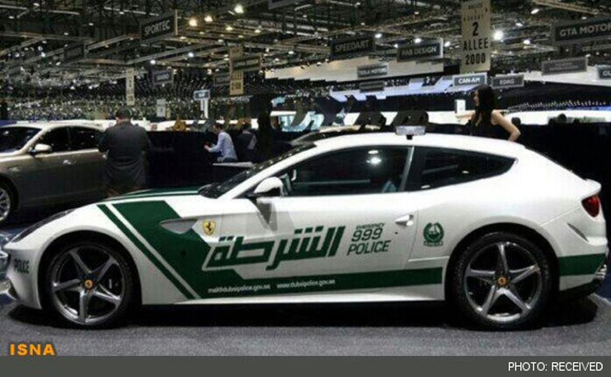 «فراری» در ناوگان پلیس دوبی +عکس