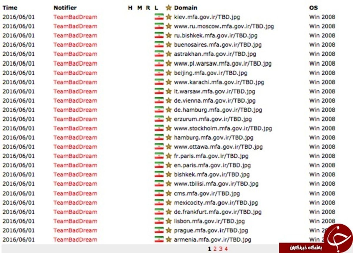 سایت وزارت امور خارجه از دسترس خارج شد +تصاویر