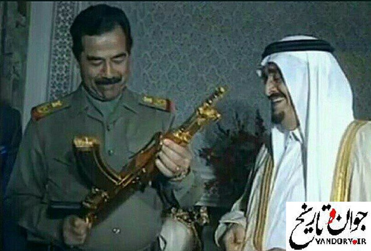 عکس: تفنگ‎ اهدایی شاه‎ سعودی به‎ صدام
