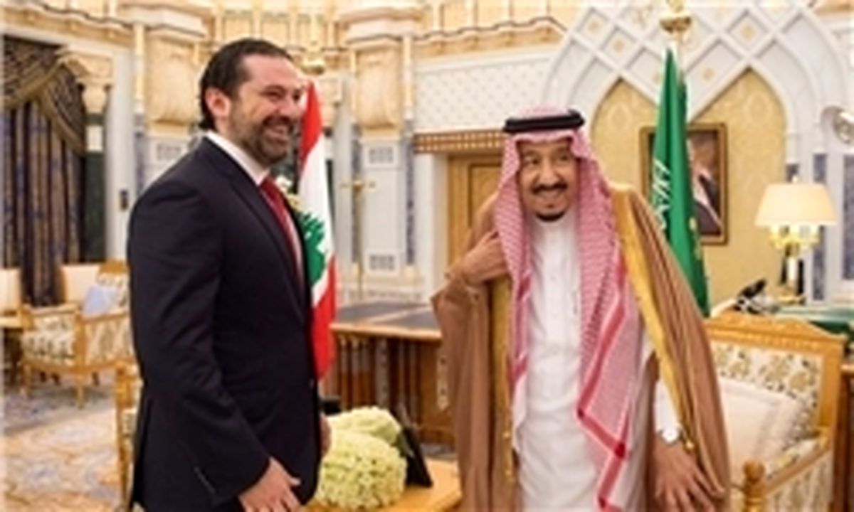دیدار شاه عربستان سعودی و سعدالحریری در ریاض