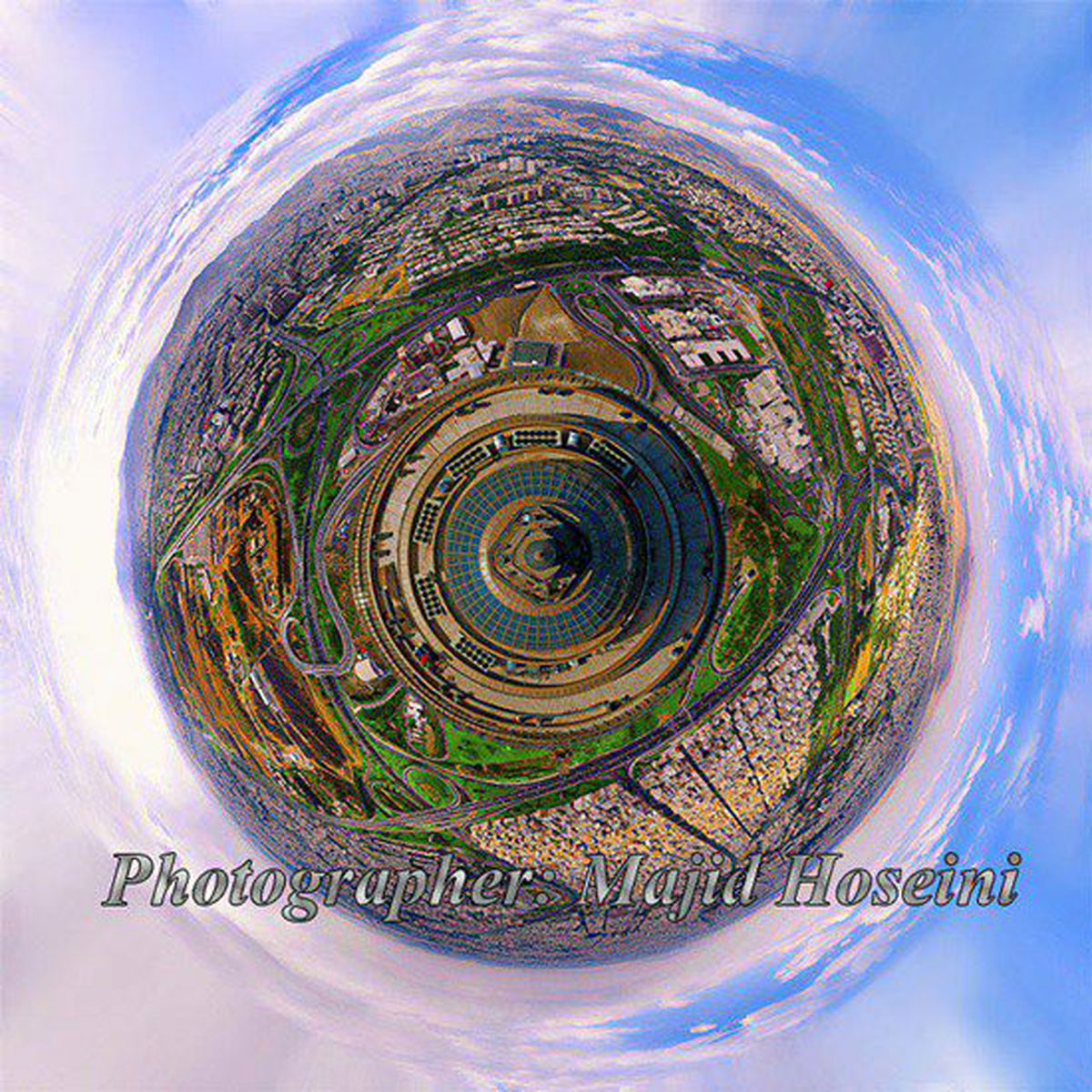 اولین عکس کروی تهران از فراز برج میلاد